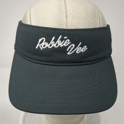 Nike Visor Black One Size Robbie Vee Embroidery Dri-FIT Adjustable Strapback Hat