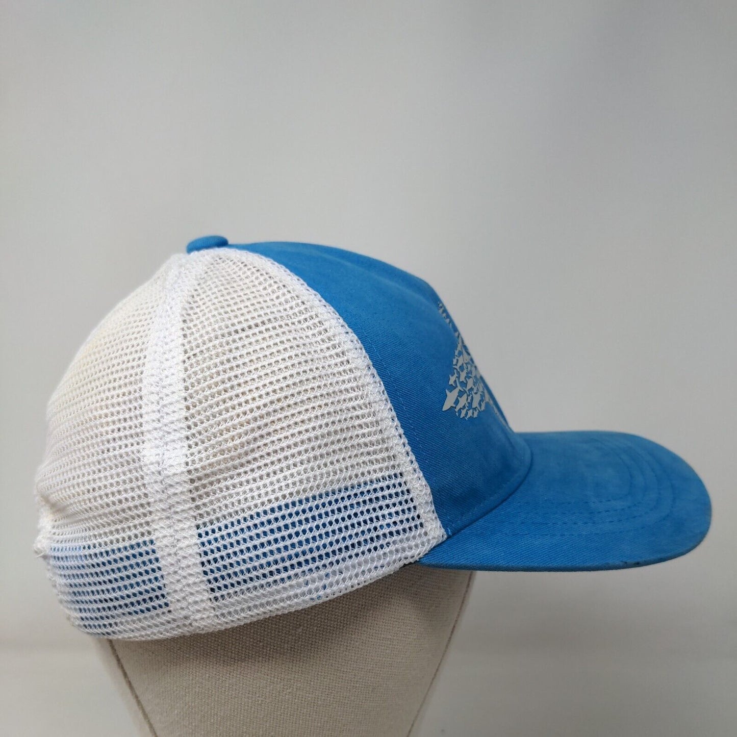 Costa Ocearch Snapback Trucker Hat Blue One Size Adjustable Mesh Back 6 Panel