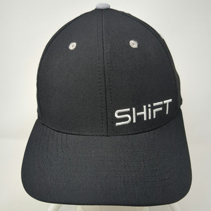 Snapback Black One Size SHIFT Embroidered Logo Structured Baseball Cap Hat