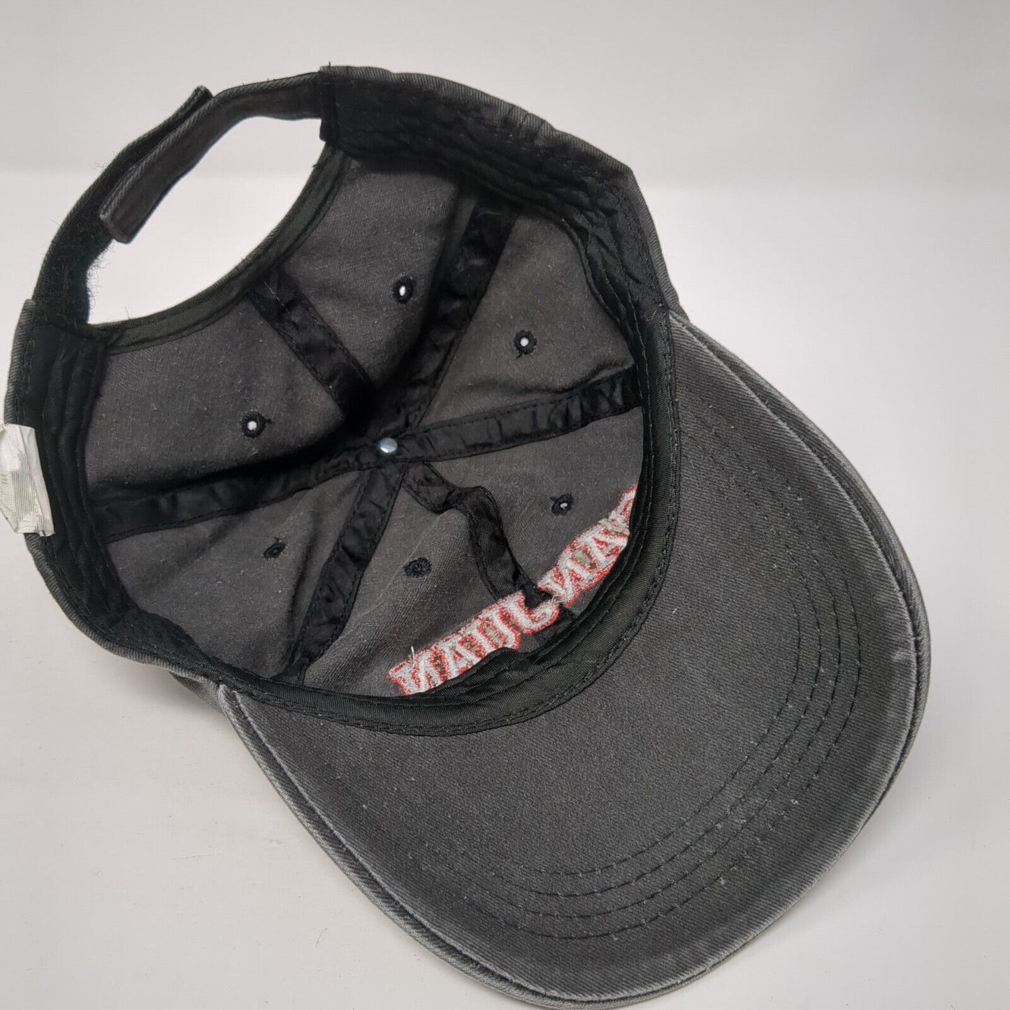 San Juan Puerto Rico Strapback Hat Gray One Size Adjustable Embroidered
