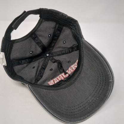 San Juan Puerto Rico Strapback Hat Gray One Size Adjustable Embroidered