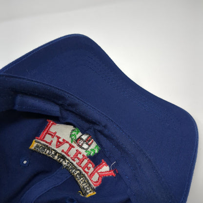 World's All Time Greatest Father Slideback Hat Blue OS Adjustable Embroidered