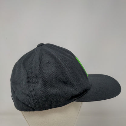 PG Snapback Hat Black One Size Adjustable Embroidered The Classics Yupoong