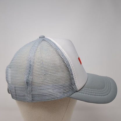 LGBT Pride Snapback Trucker Hat Gray One Size Adjustable Mesh Back 6 Panel