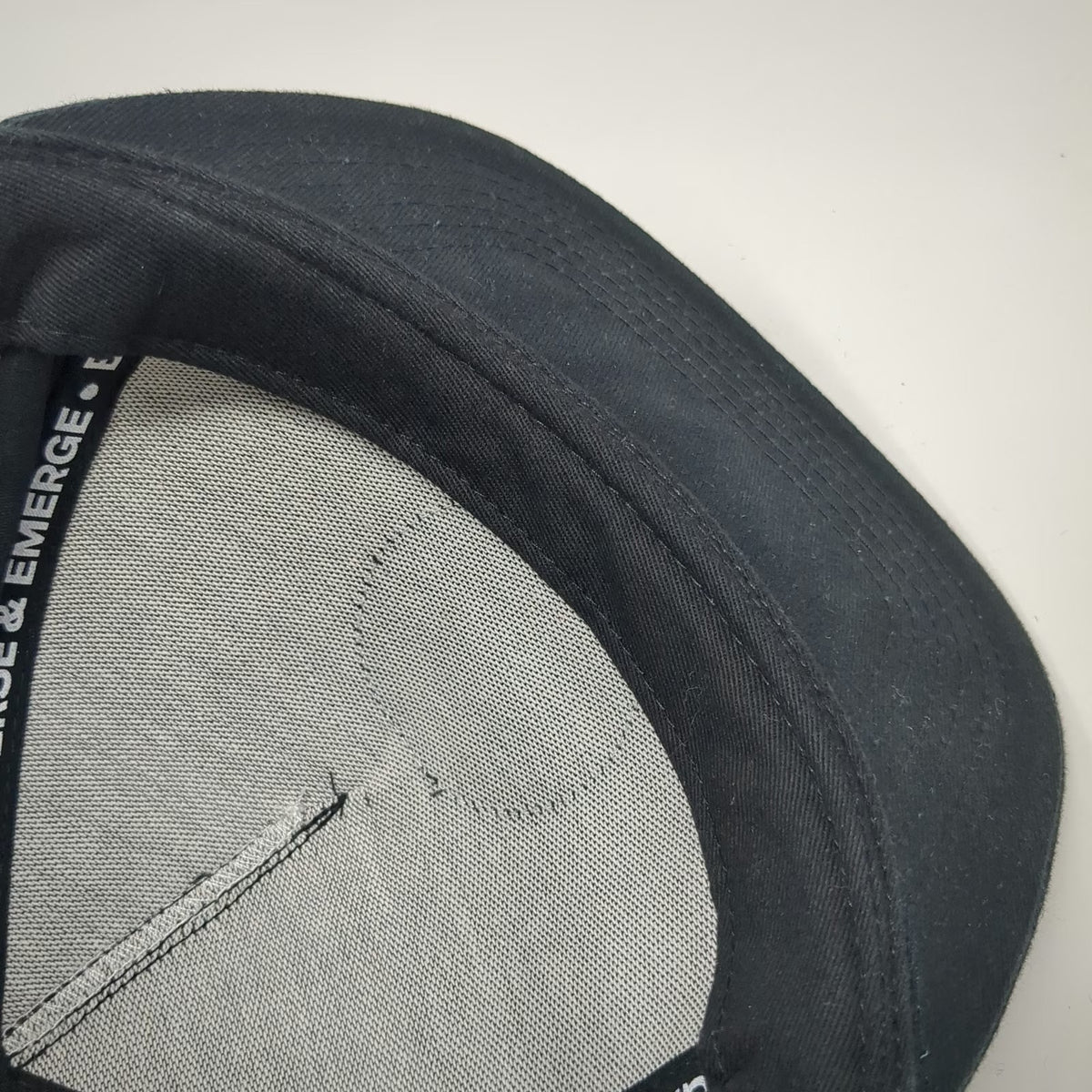Black Box VR Fitness 5 Panel Black Hat One Size Snapback Level Up Your Life