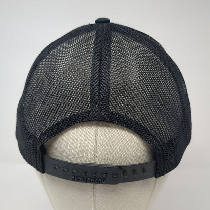 Done Right Snapback Trucker Hat Black One Size Mesh Back Richardson