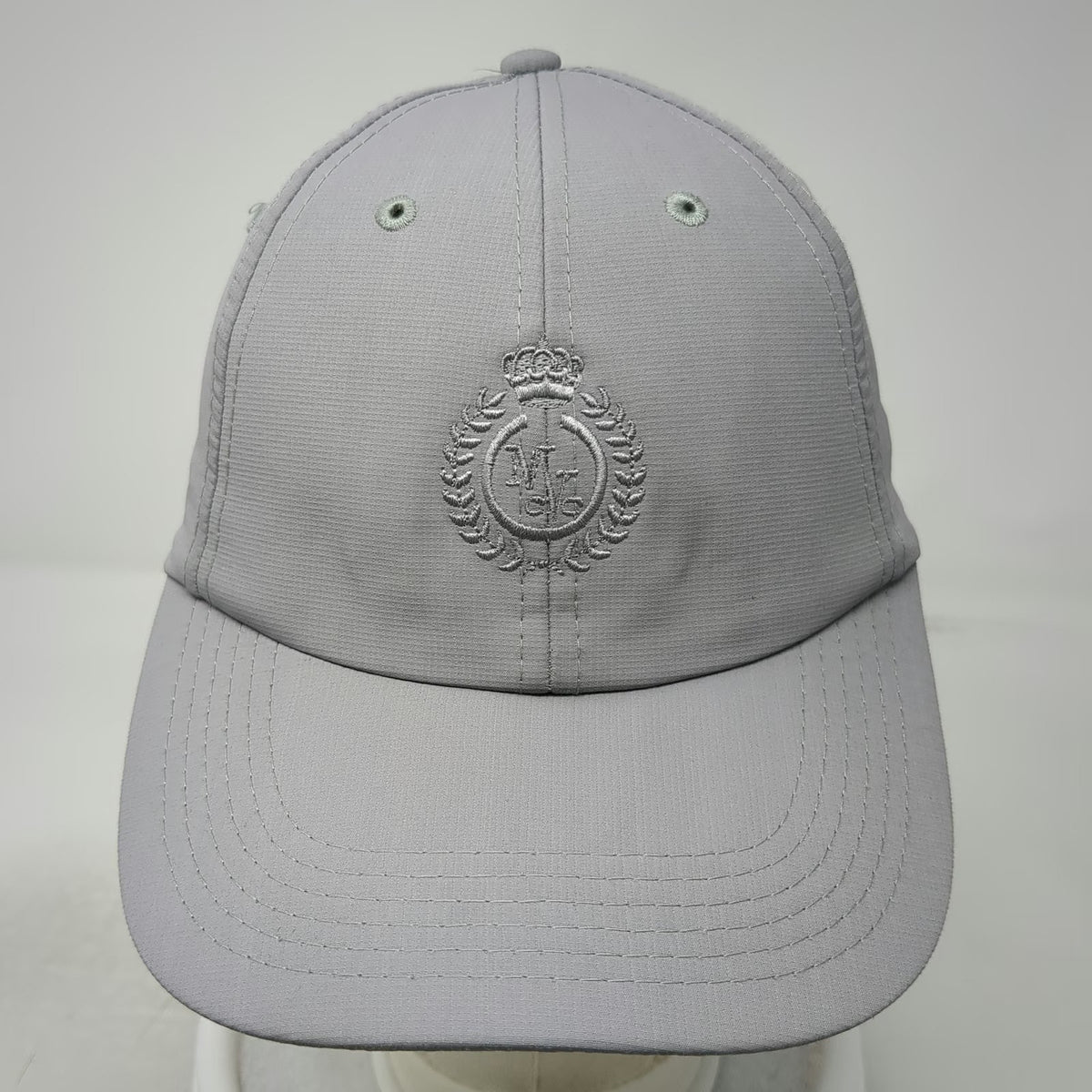 Imperial Baseball Cap Gray One Size Slideback Performance Embroidered Crest hat