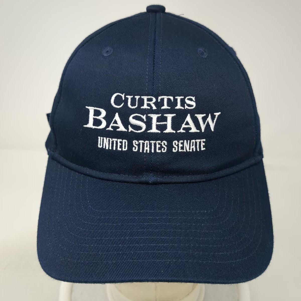 Port Authority Baseball Cap Blue One Size Curtis Bashaw US Senate Campaign 2024