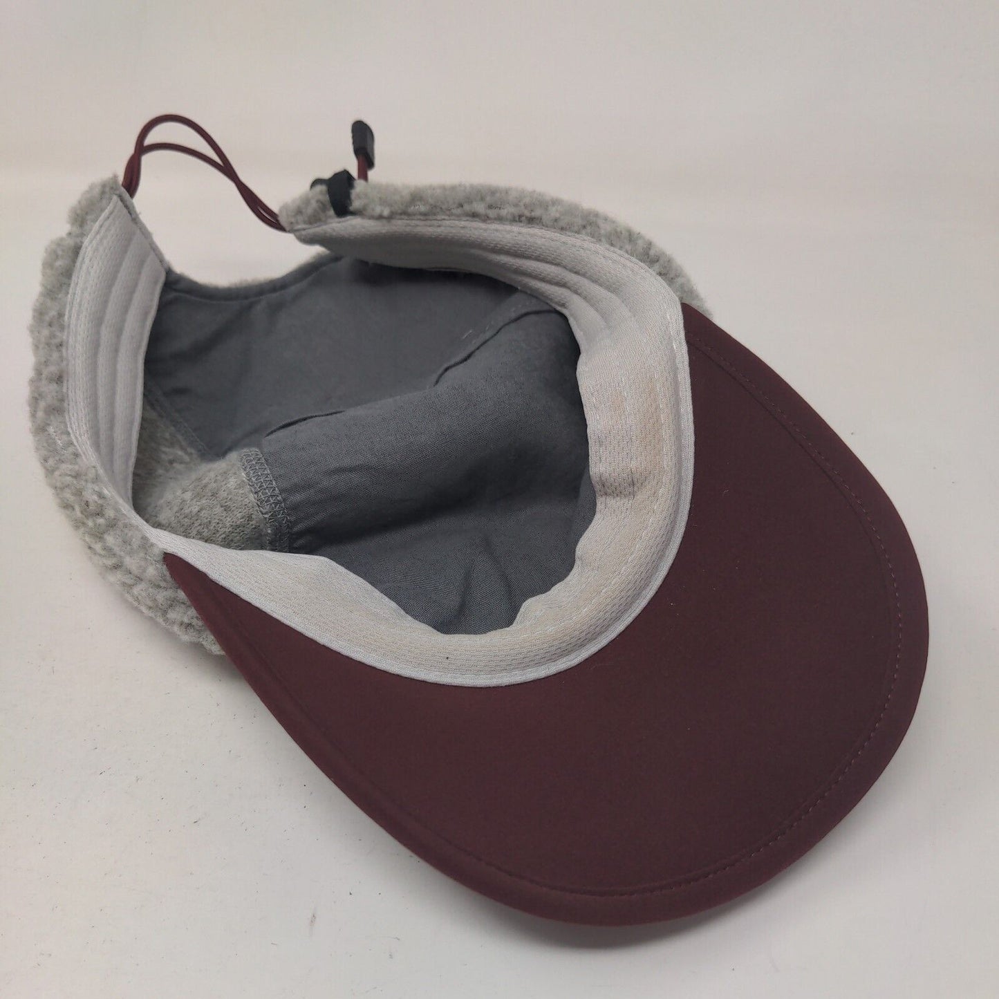 Duluth Trading Co Men's Fuzzy Fleece Cap Hat Gray S-M Polyester