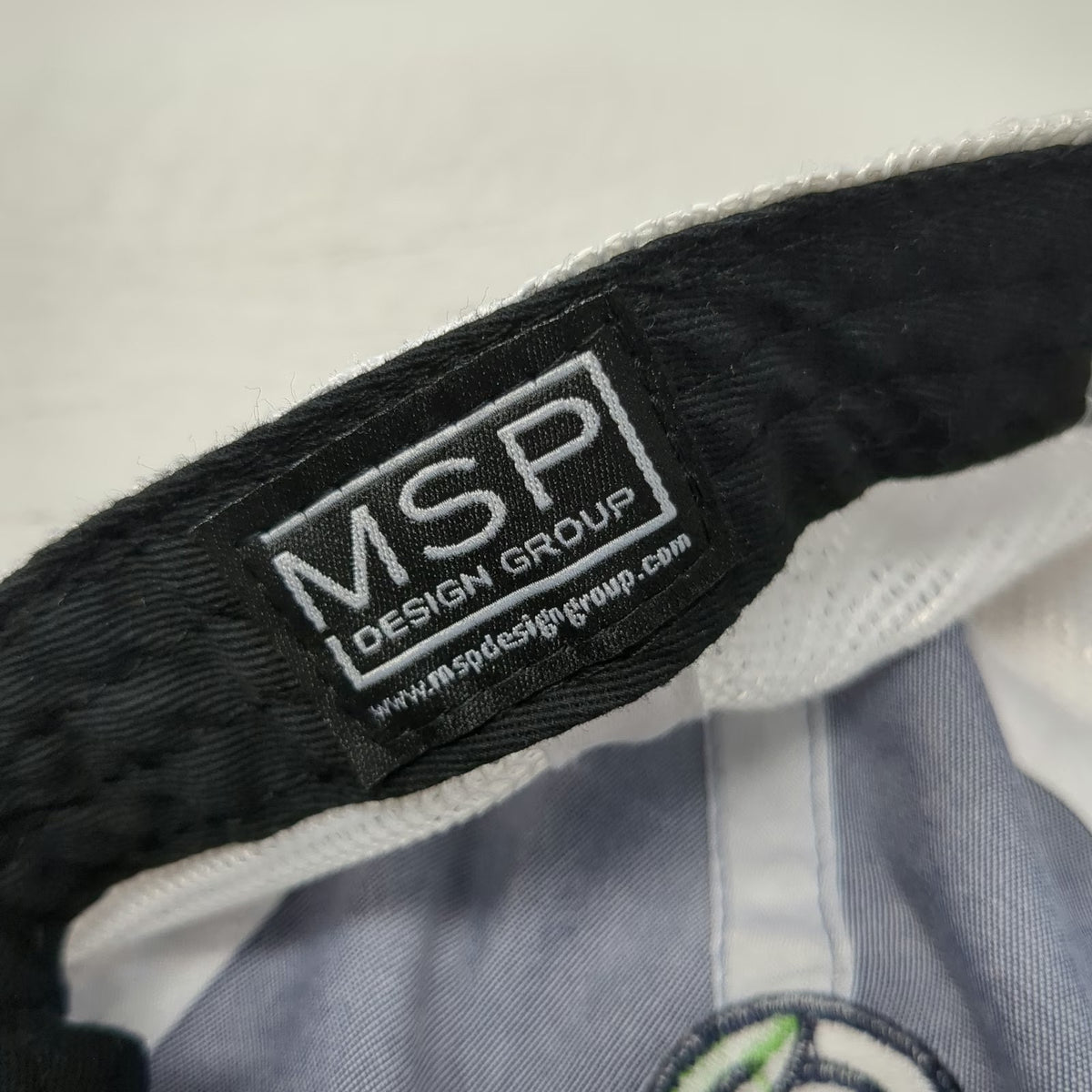 MSP Design Group Baseball Cap Blue One Size Hat Mesh Back Strapback Shooting