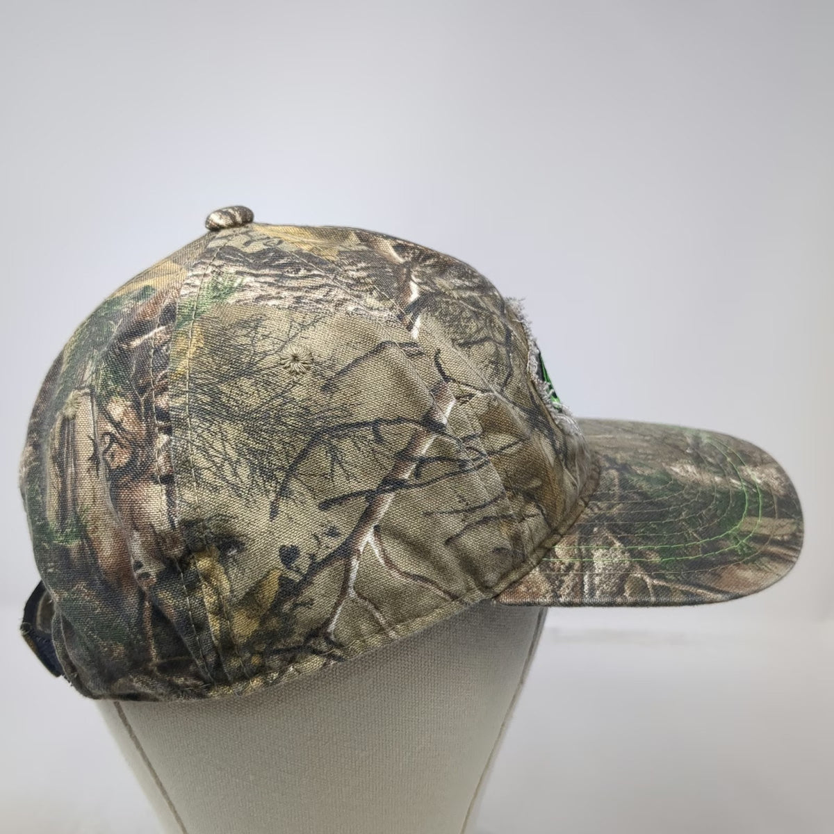 Outdoor Baseball Cap Brown Camo One Size Team Realtree Strapback Hat Green