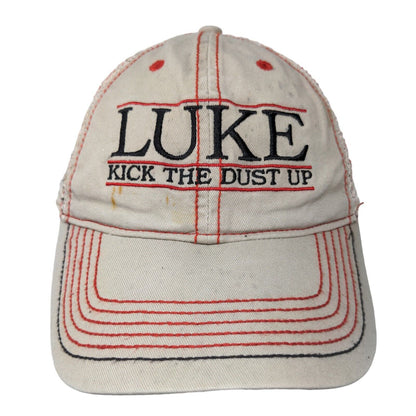 Luke Kick The Dust Up Strapback Mesh Back Trucker Hat Tan One Size
