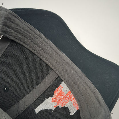 Chi Alpha Snapback Trucker Hat Black One Size Adjustable 6 Panel Mesh Back Otto