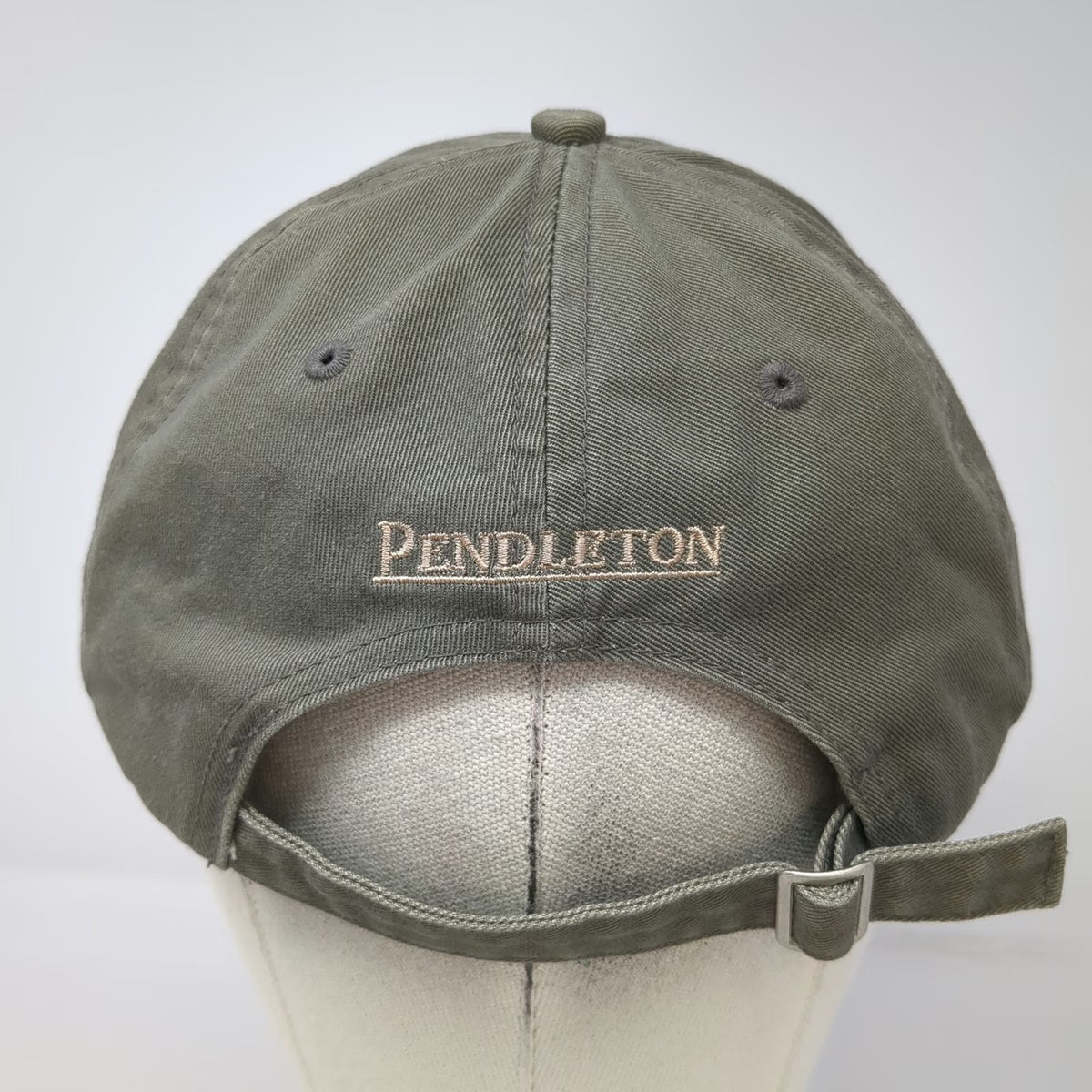 Pendleton Baseball Cap Green One Size Fly Fishing Lure Beige Suede Brim USA Hat