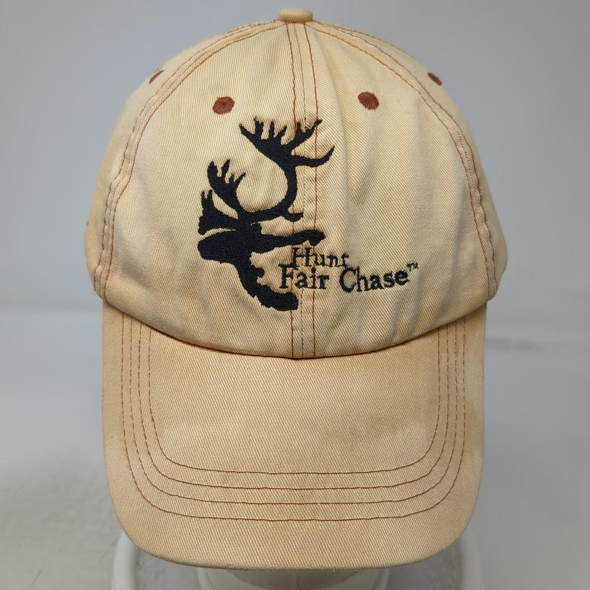 Boone Crockett Club Hunt Fair Chase Baseball Cap Orange One Size Hat Slideback