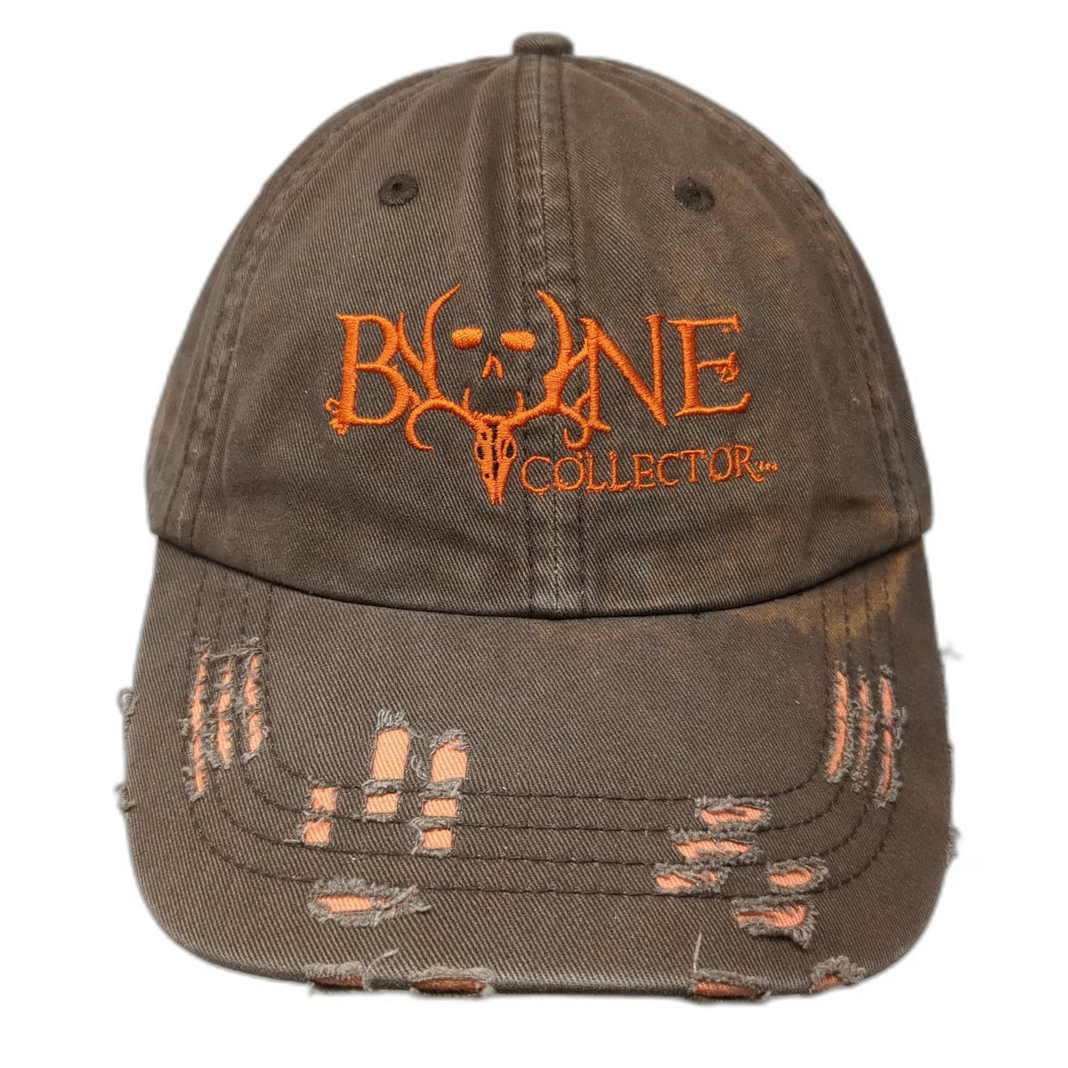 Bone Collector Baseball Cap Brown One Size Michael Waddell Antler Logo Hat