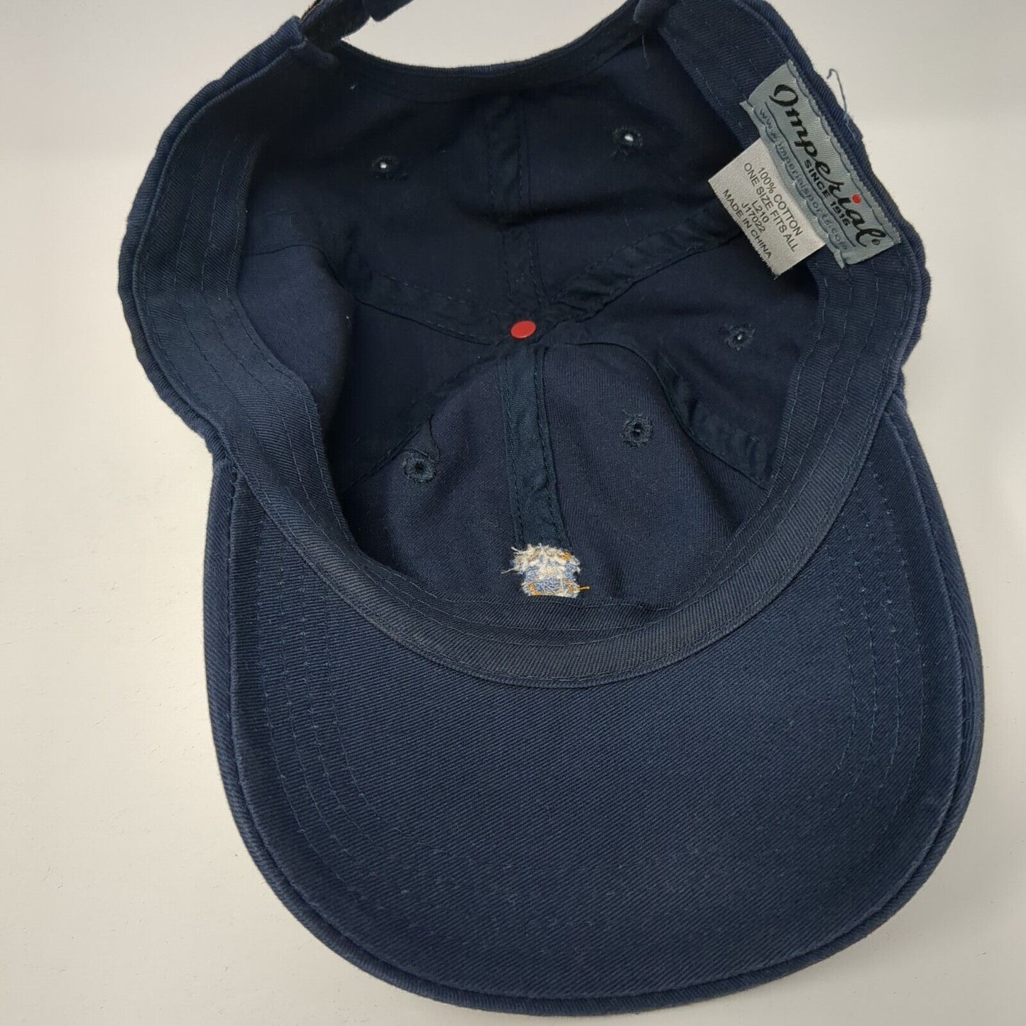 Belle Ringer Strapback Hat Blue One Size Adjustable 6 Panel Imperial