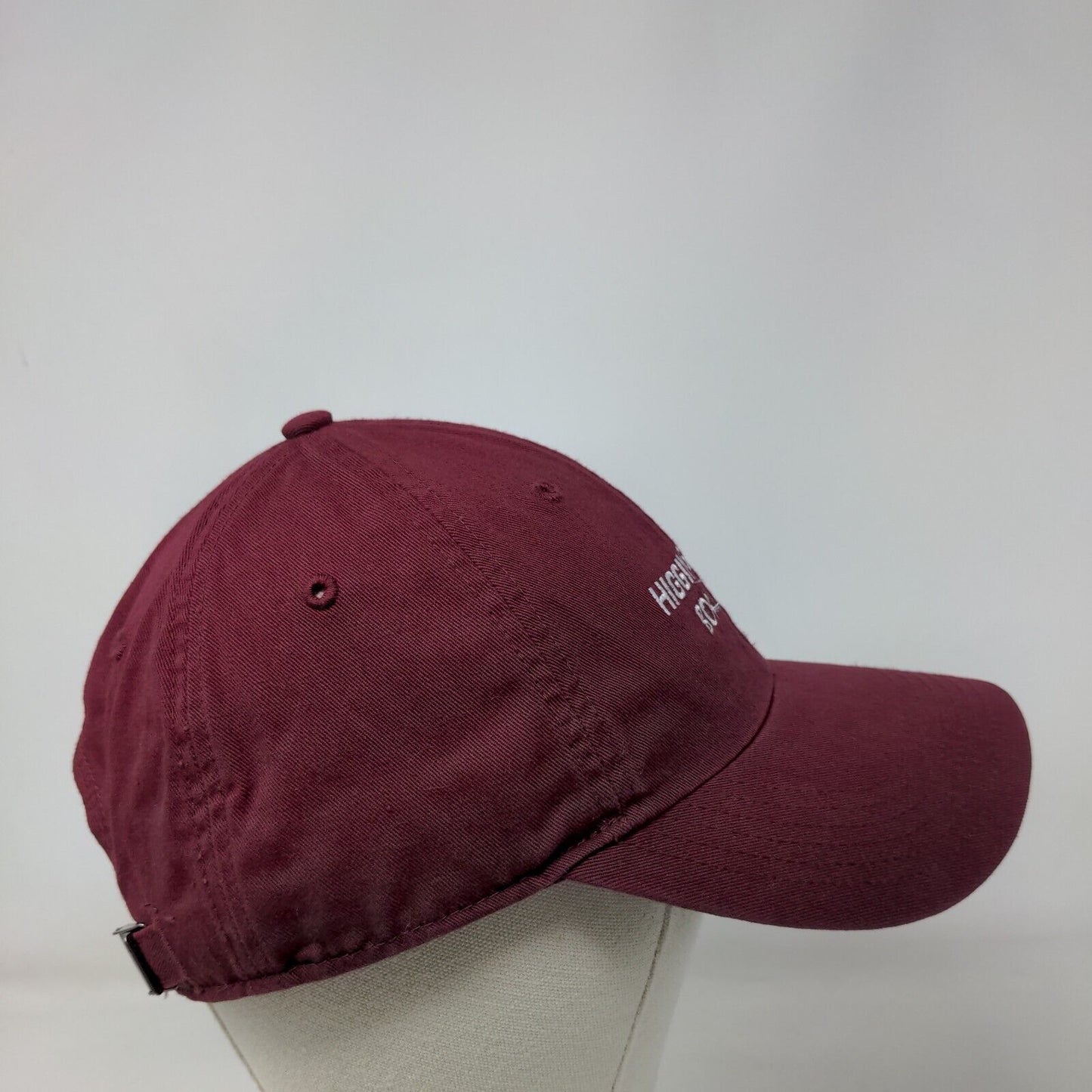 Higgins Lake Boat Club Slideback Hat Red M/L Embroidered Richardson