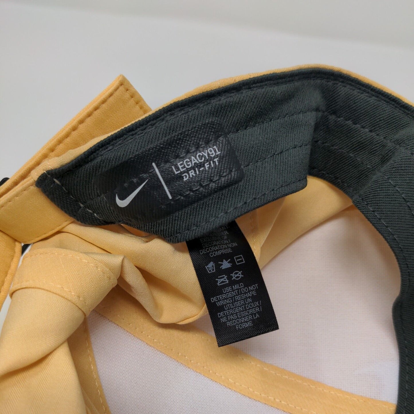 Nike Swoosh Slideback Hat Tan OSFM Embroidered Legacy 91 Dri-Fit