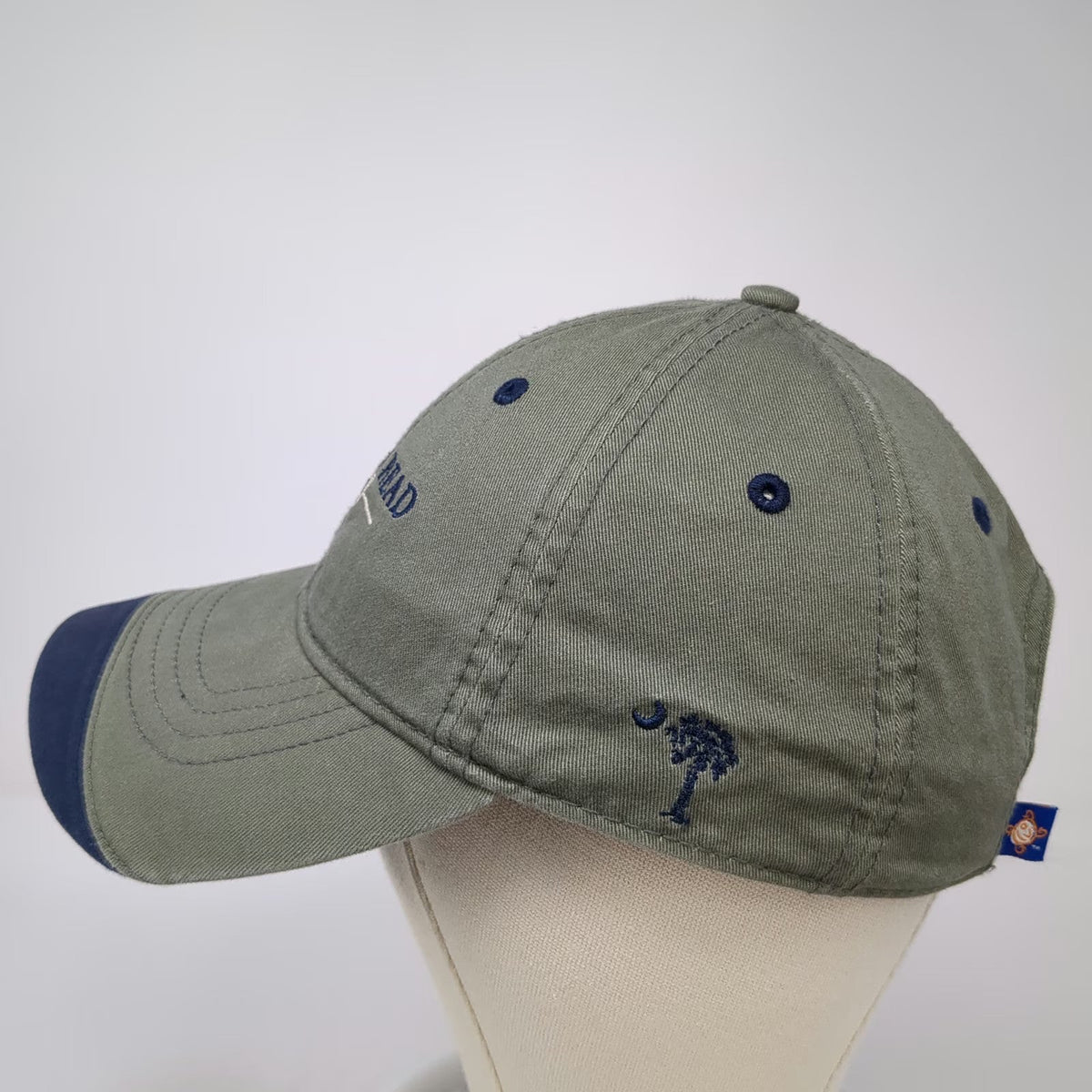 Hotshot Hilton Head SC Baseball Cap Green Blue One Size Strapback Cotton Hat