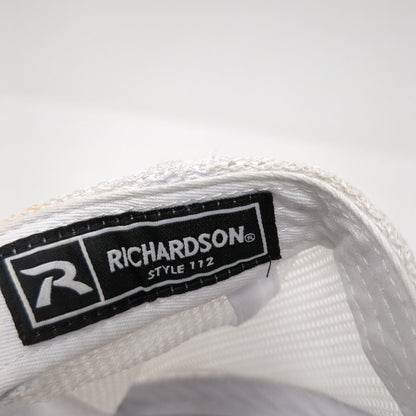 EB Snapback Trucker Hat Blue OS Adjustable Embroidered Mesh Back Richardson