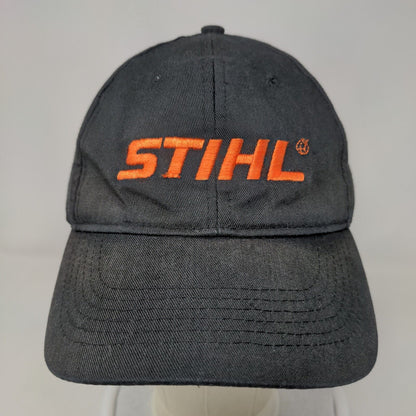 STIHL Outfitters Snapback Hat Black One Size Embroidered 6 Panel