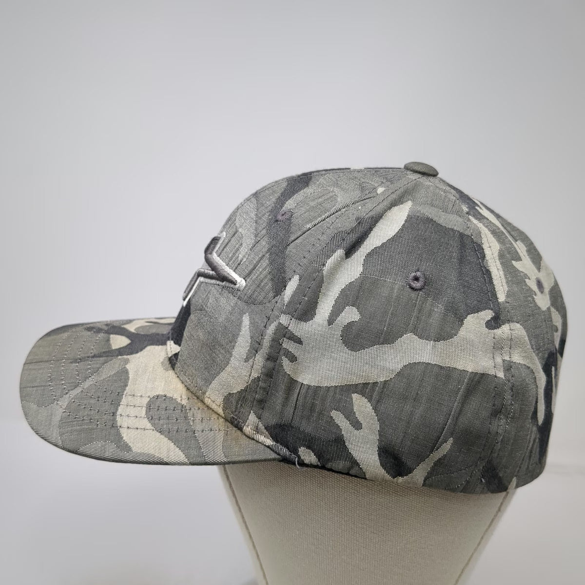 Alpinestars Baseball Cap Gray Camo XL Fitted Flexfit Hat Logo A-Star Graphic