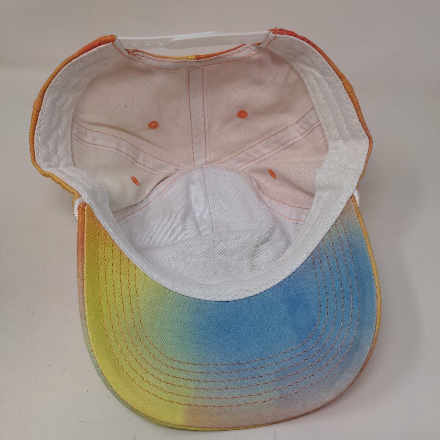 Malibu Snapback Hat Multicolor One Size Adjustable Embroidered Tie Dye Rope