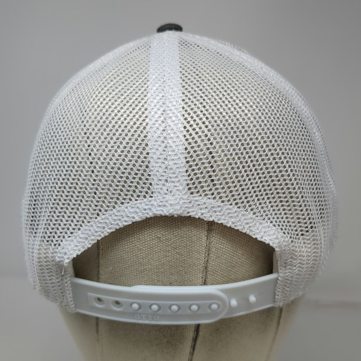 Otto Trucker Hat Gray White One Size DFA Dillabaugh's Flooring America Snapback