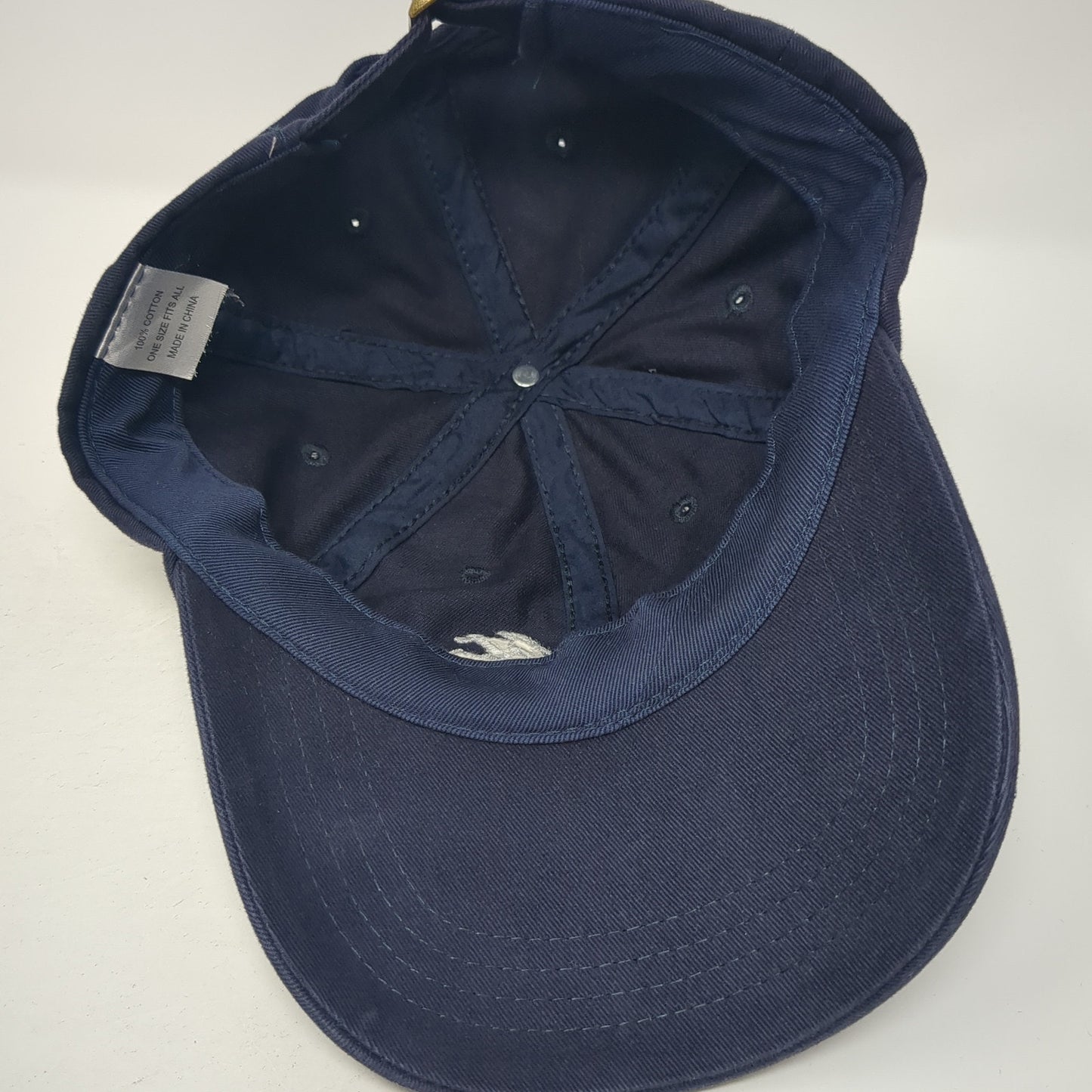 Chevrolet Spell Out Slideback Hat Blue One Size Adjustable Embroidered