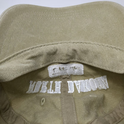 Headgear Baseball Cap Beige One Size North Dakota USA Slideback Cotton Hat