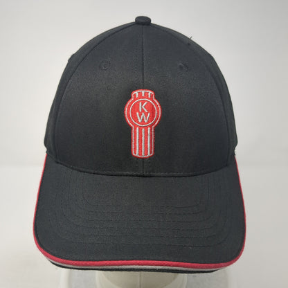 Kenworth Motors Snapback Cap Black One Size Adjustable Embroidered 6 Panel