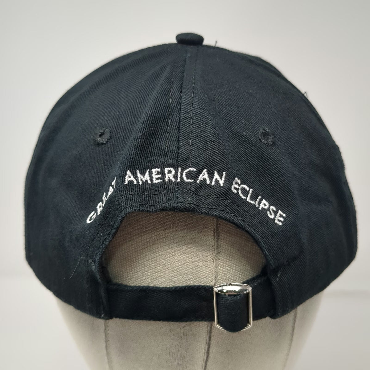 Great American Eclipse 2017 Baseball Cap Black One Size Cotton Slideback Hat
