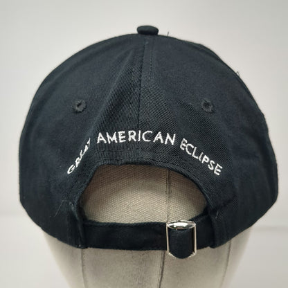 Great American Eclipse 2017 Baseball Cap Black One Size Cotton Slideback Hat