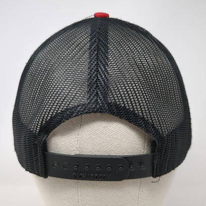 Richardson Trucker Hat Red One Size Team Grizzly Motorsports Mesh Back Style 112