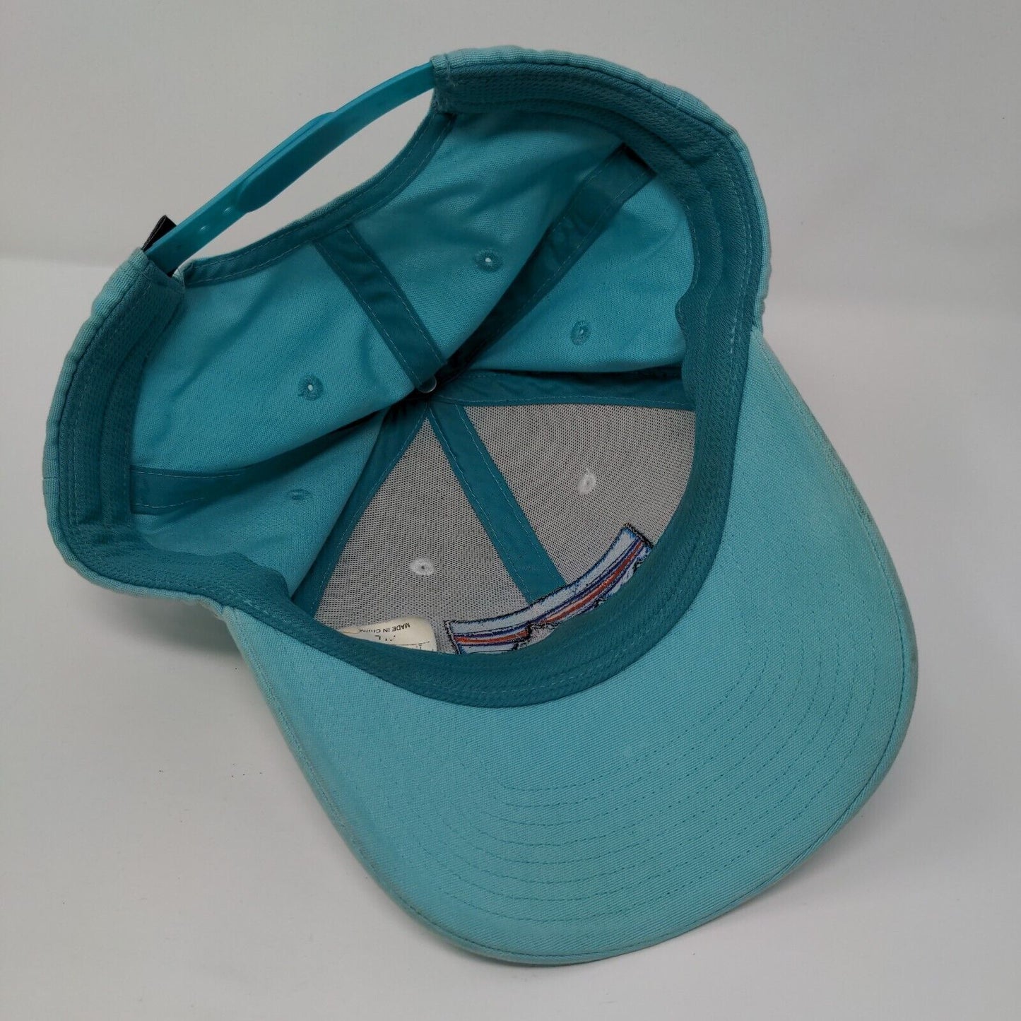 Patagonia Snapback Hat Blue Large Adjustable Embroidered Vented Holes 6 Panel