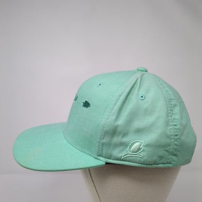 Idaho Gun Snapback Hat Green OSFA Adjustable Embroidered 6 Panel