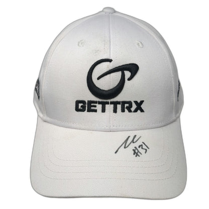 Baseball Cap White One Size GETTRX WRT Racing Signed Signature #31 Sponsor Hat