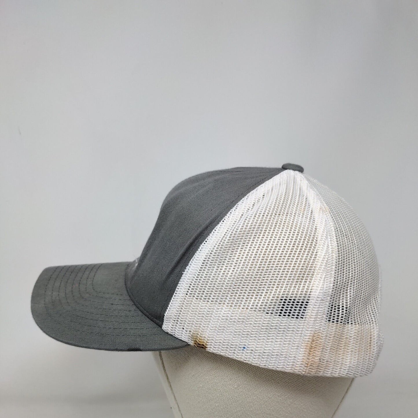 Old South Snapback Mesh Back Trucker Hat Gray One Size Pacific Headwear
