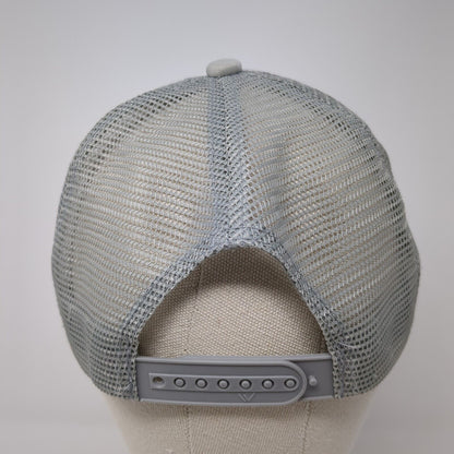 G45 Glacier Distillery Snapback Trucker Hat Gray OS Adjustable Mesh Back Rope