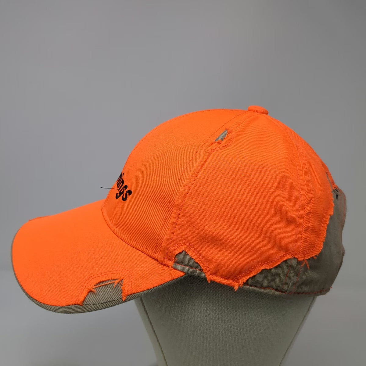 Runnings Federal Ammunition Orange One Size Baseball Cap Hat Distressed 2012