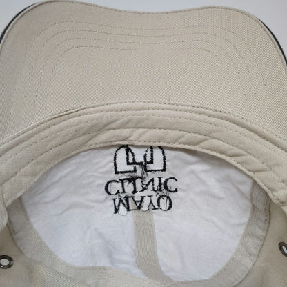 KC Caps Mayo Clinic Hat Beige One Size Baseball Cap Polyester Embroidered Logo