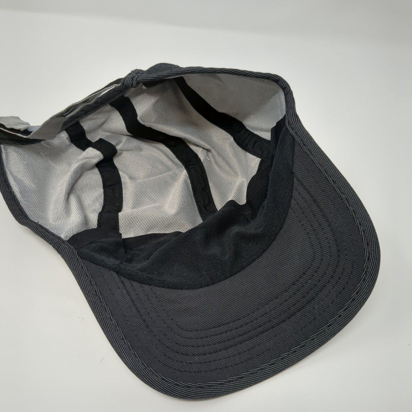 Nike Dri-Fit Strapback 5 Panel Cap Gray OS Adjustable Lightweight Quick Dry