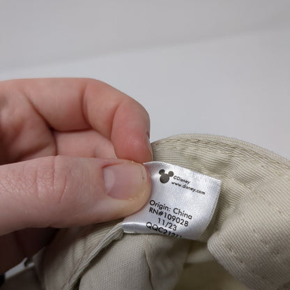 Mickey Mouse 1928 Slideback Hat Tan One Size Adjustable Embroidered Disney