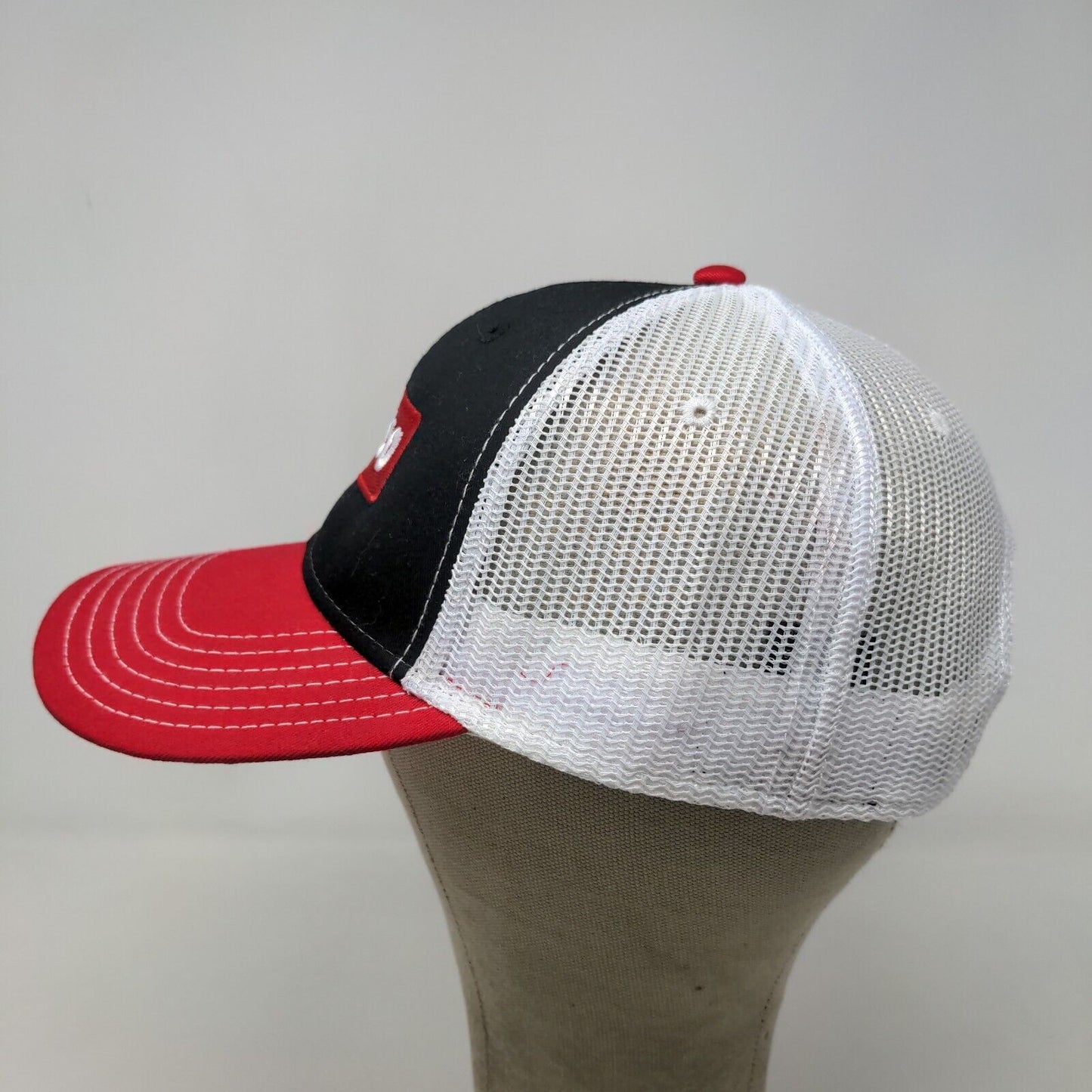Otto Men's Snapback Mesh Back Hat Multicolor OSFM Embroidered Logo Polycotton