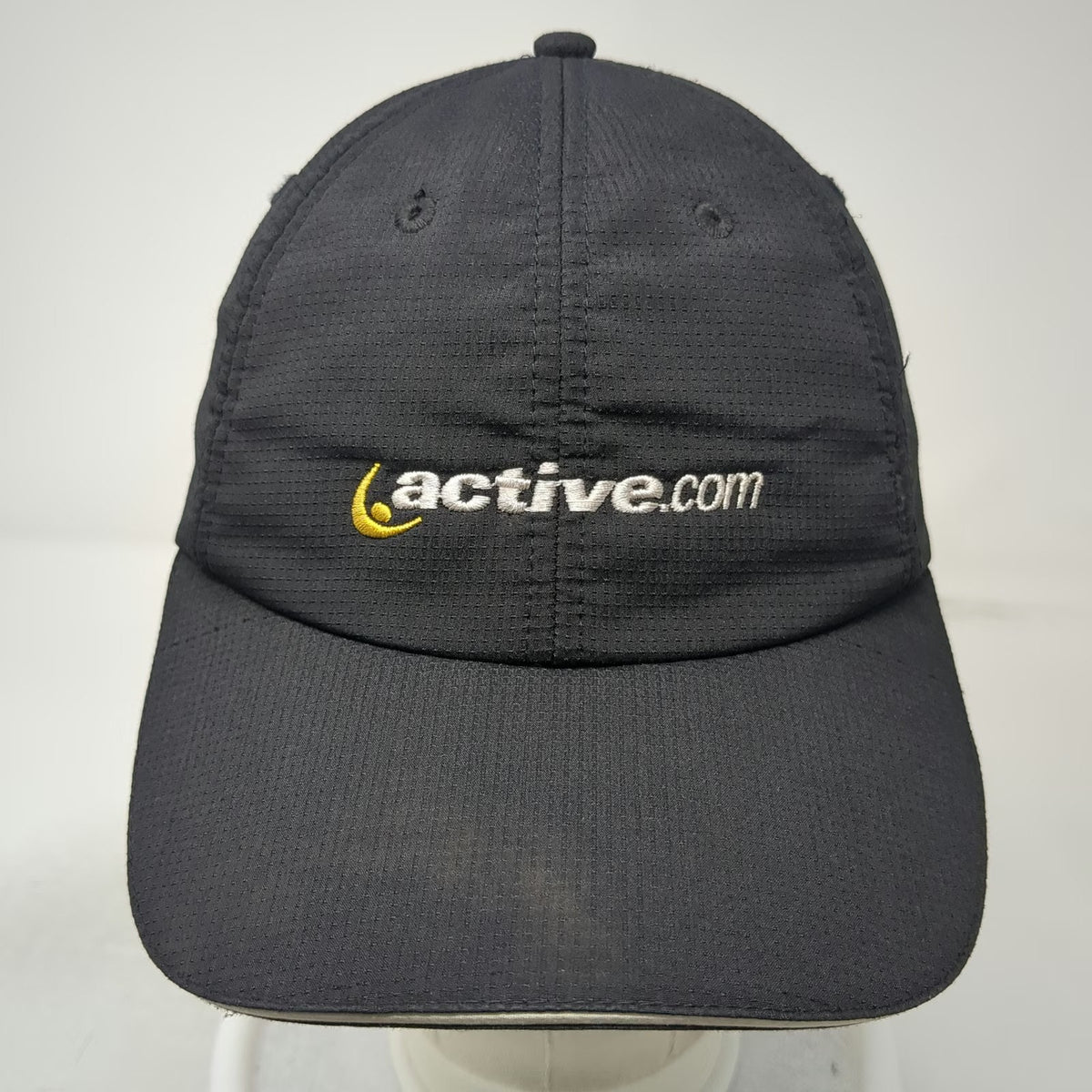 Seba Active Logo Baseball Cap Black Yellow White One Size Strapback Sport Hat