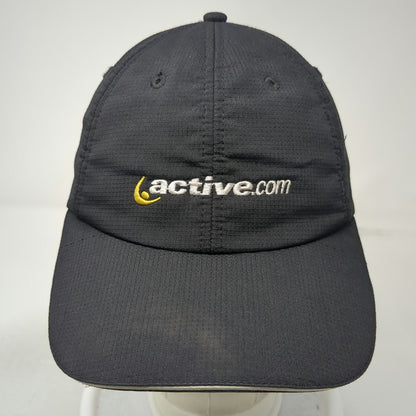 Seba Active Logo Baseball Cap Black Yellow White One Size Strapback Sport Hat