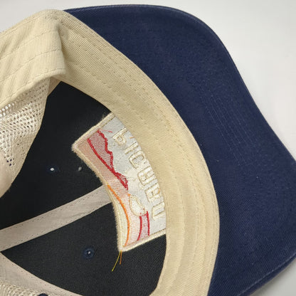 Ouray Baseball Cap Blue OSFM Picabo Idaho Mountain Landscape Mesh Strapback Hat