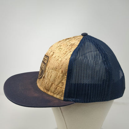 Otto Trucker Hat Blue Beige One Size Cork Highwaymen Rugby Maggotfest 2021