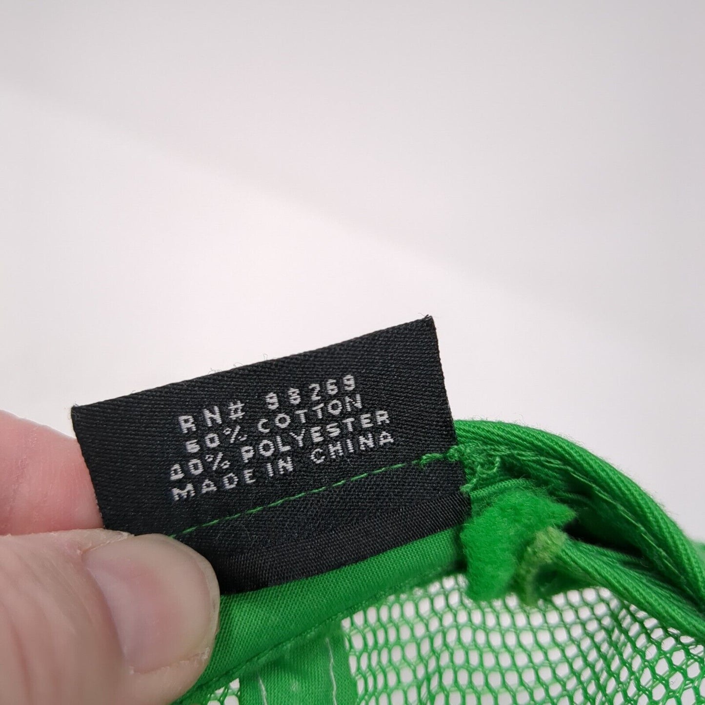 Riverwear Snapback Trucker Hat Green One Size Adjustable Mesh Back Alternative